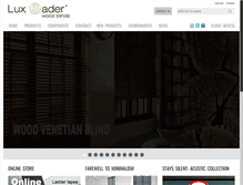 Tablet Screenshot of luxmader.com
